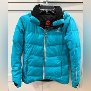 Rossignol Kids Teal Puffer Ski Jacket